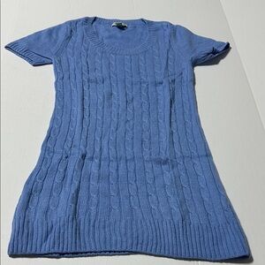 Banana Republic Blue Cable Knit Women's Sweater